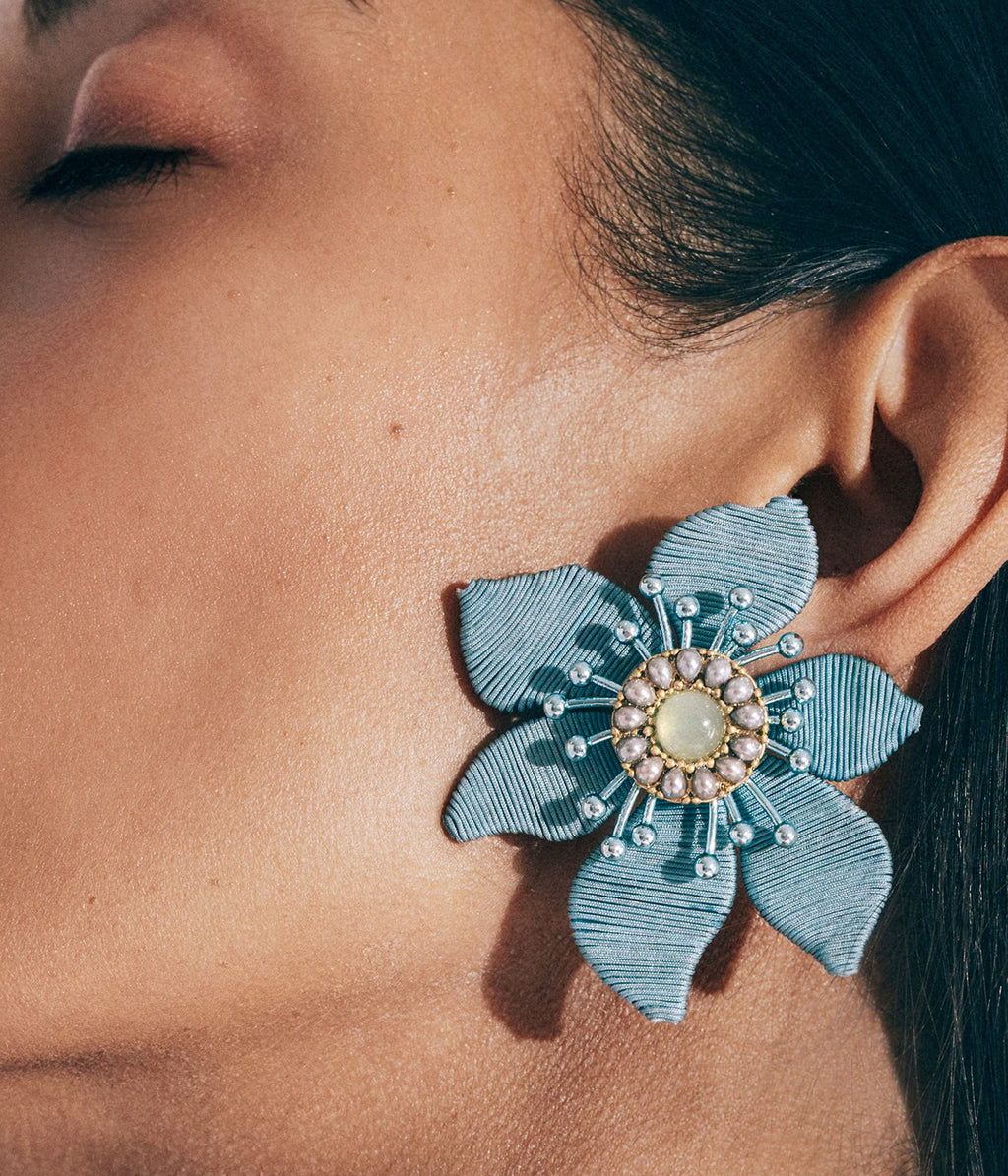 Prescott Flower Earrings - Loren Hope