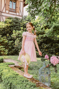Princess Charlotte Heirloom Pink Smocked Dress