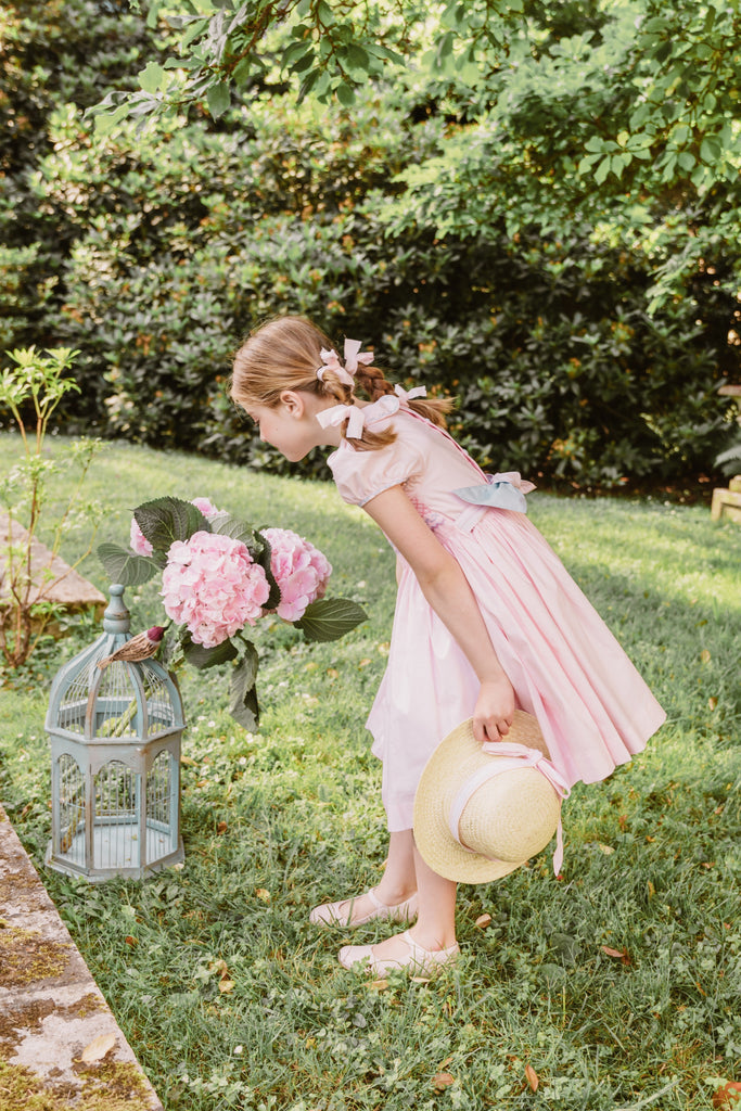 Princess Charlotte Heirloom Pink Smocked Dress