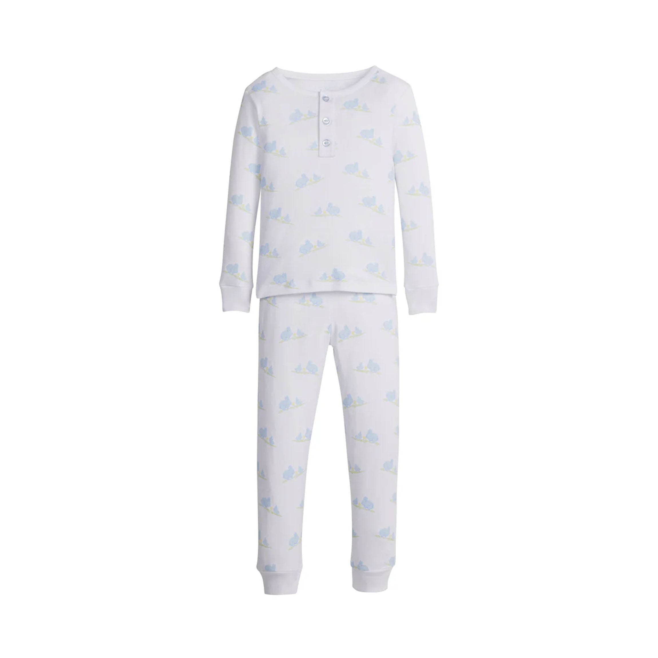 Printed Jammies Blue Bunnies