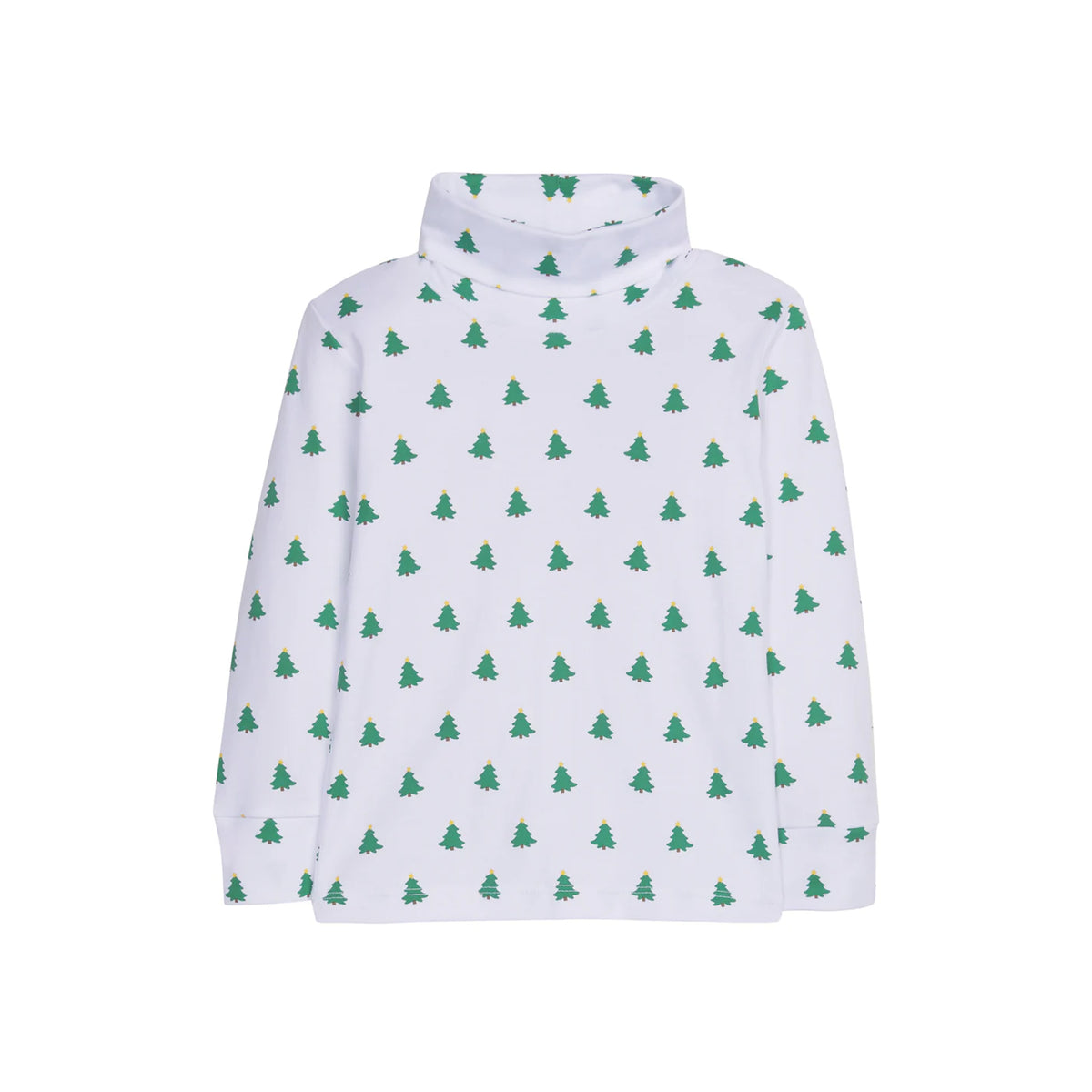 Printed Turtleneck in Christmas Tree