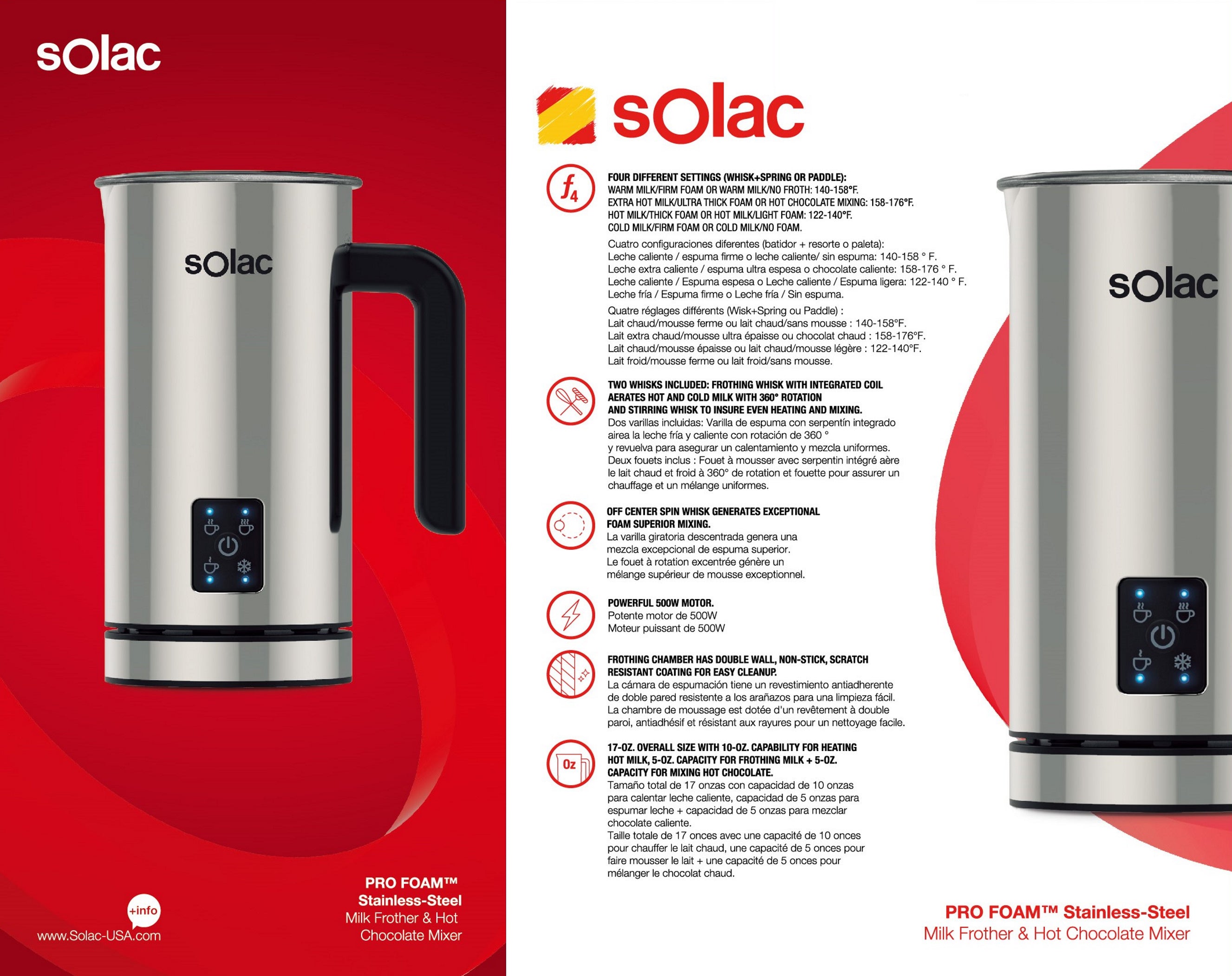 SOLAC Milk Frother - Thumbnail 4