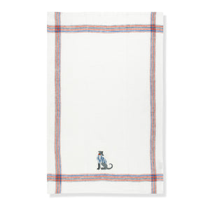 Kitchen Towel with Lurcher Embroidery