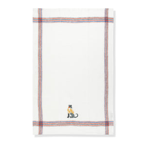Kitchen Towel with Lurcher Embroidery