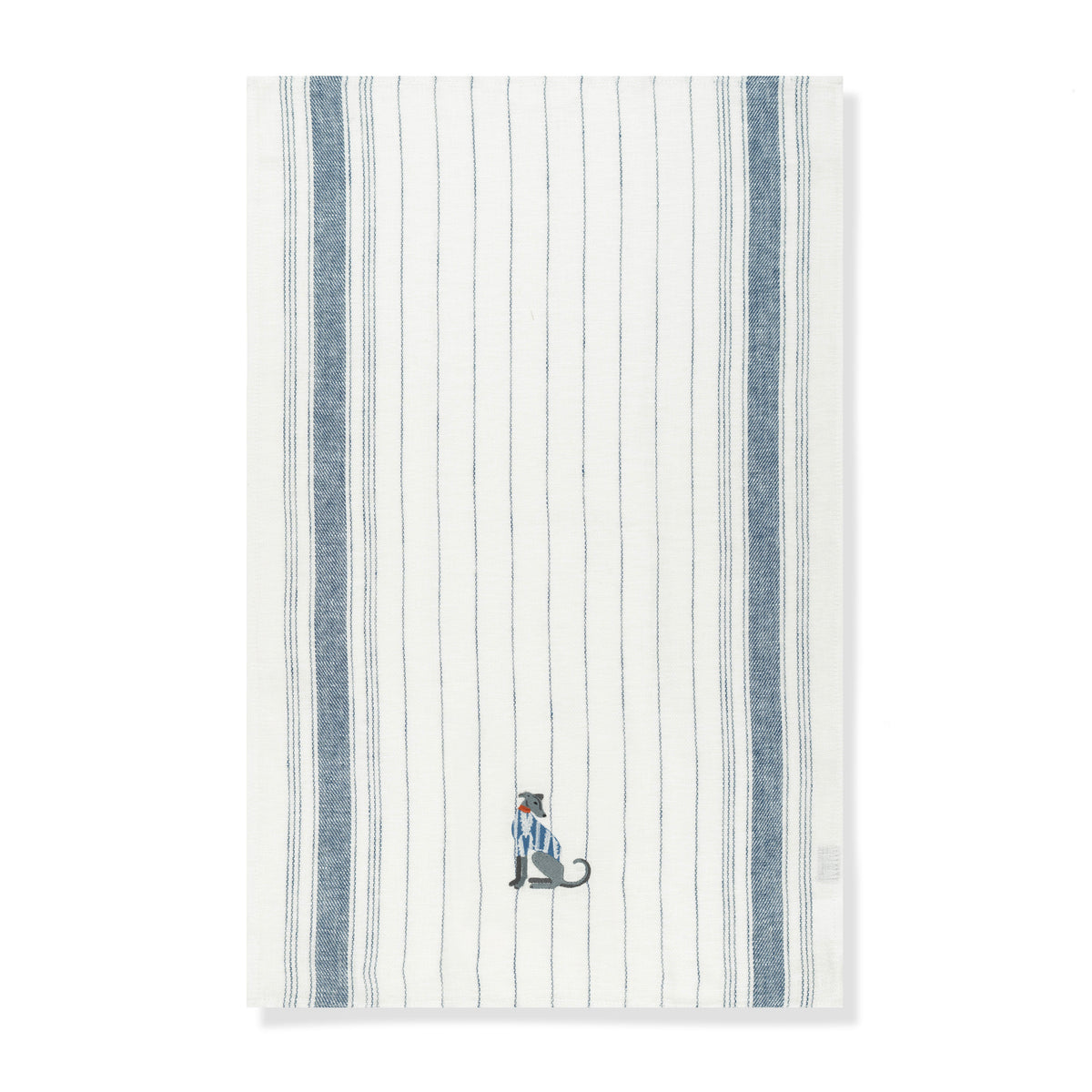 Kitchen Towel with Lurcher Embroidery