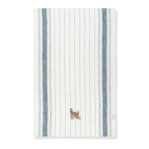 Kitchen Towel with Afghan Hound Embroidery