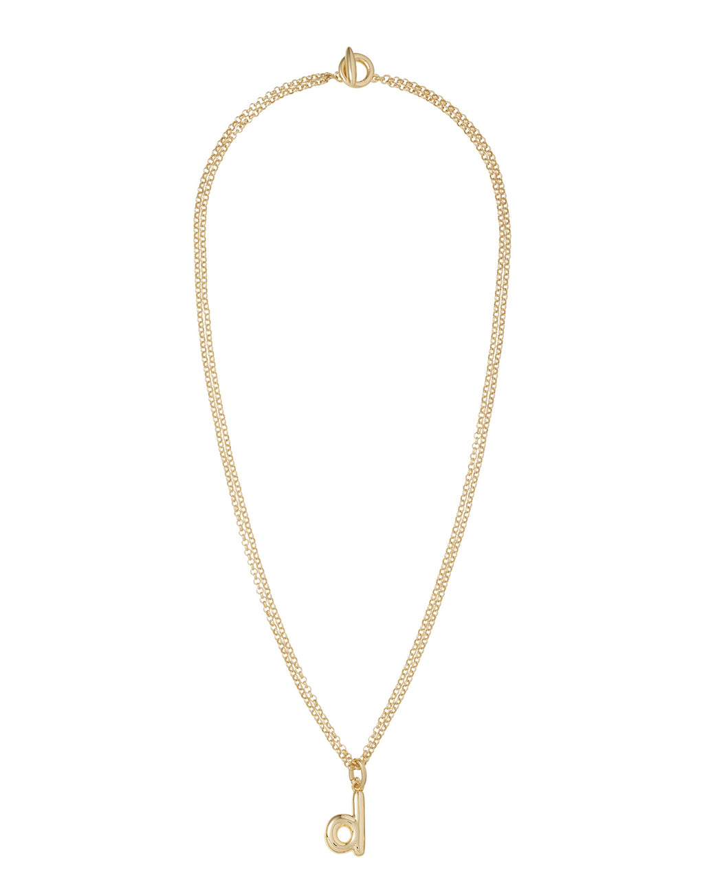 The Puffy Initial Necklace