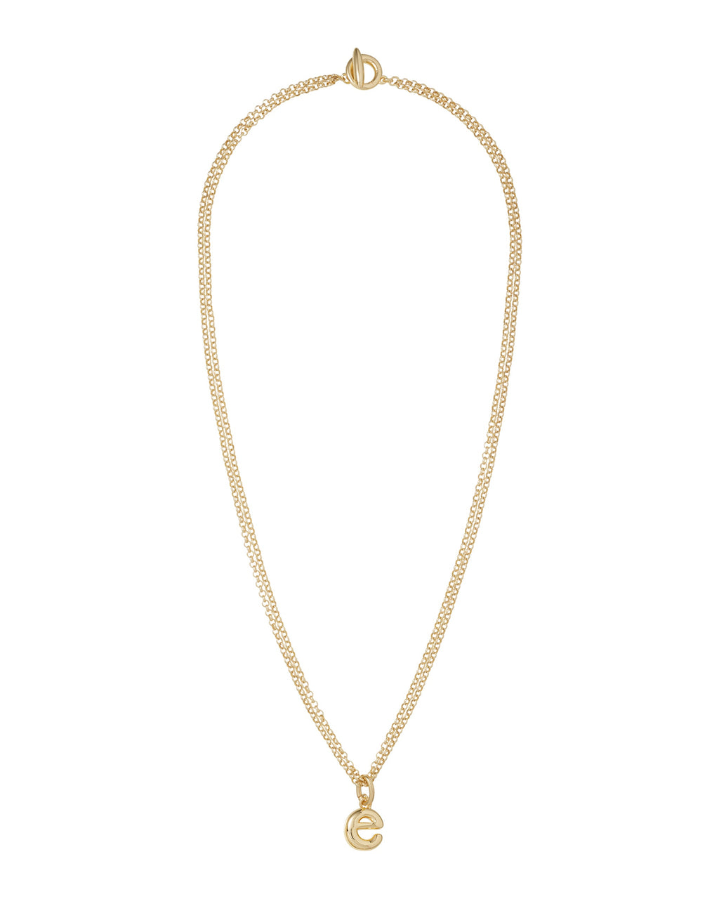 The Puffy Initial Necklace