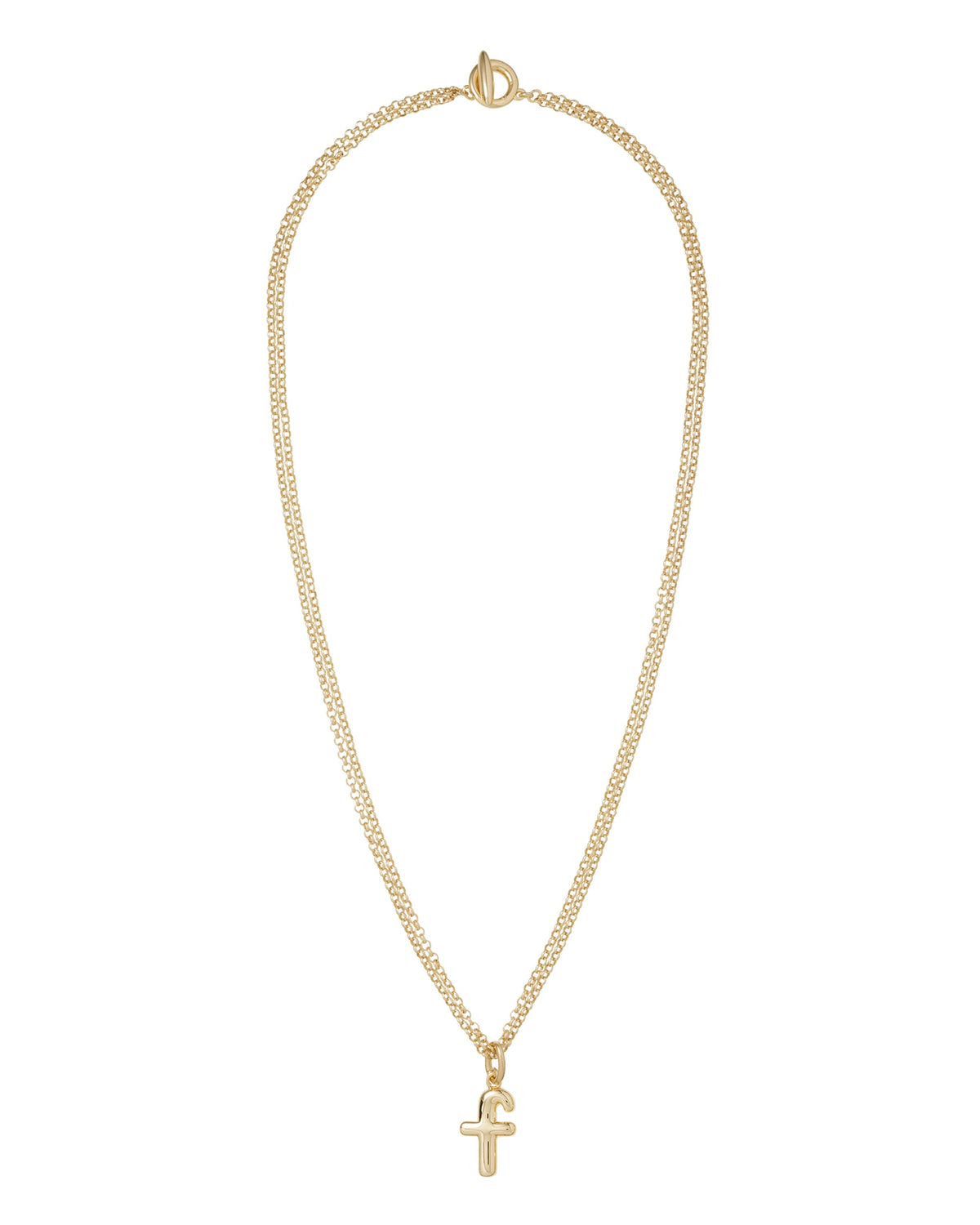 The Puffy Initial Necklace