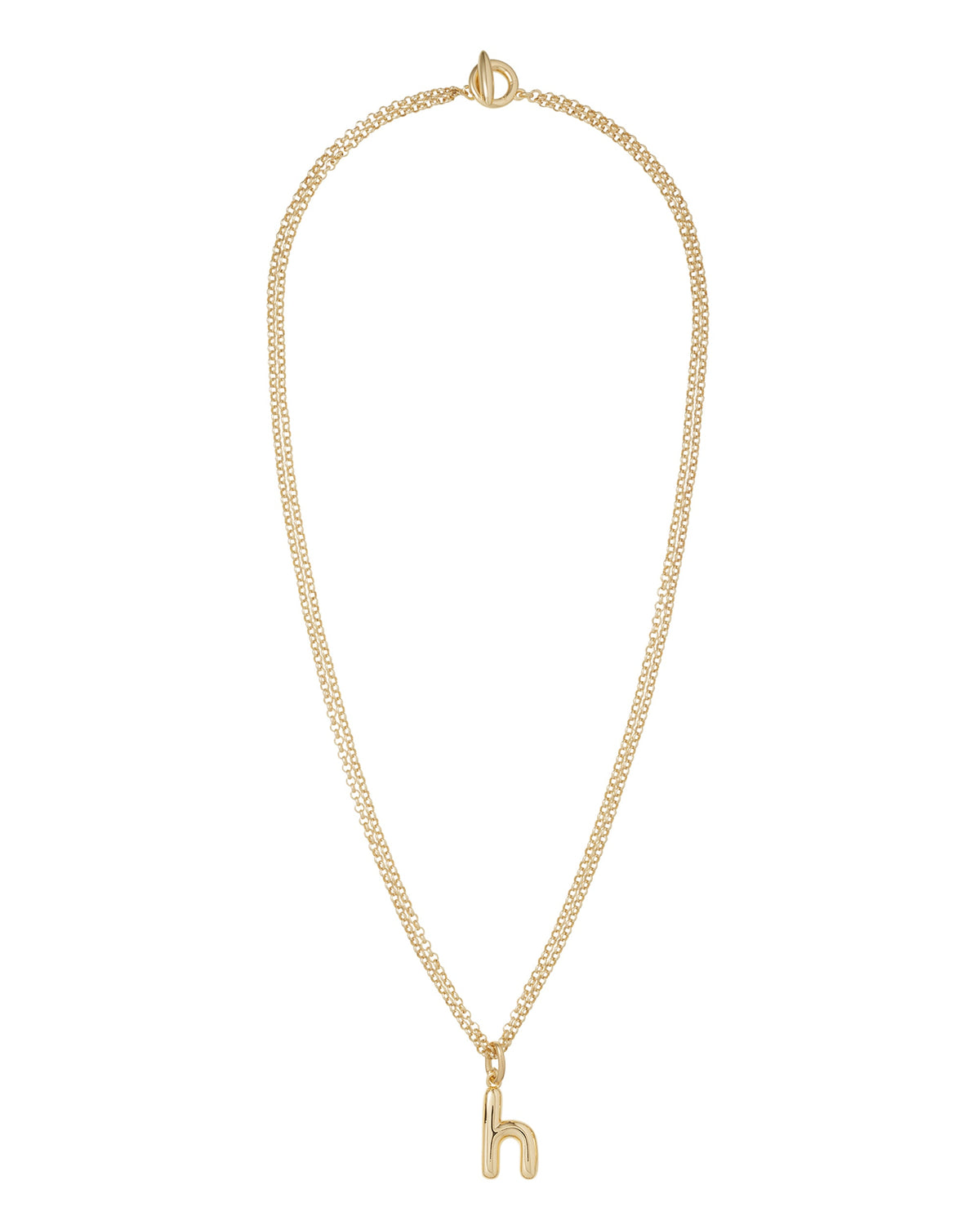 The Puffy Initial Necklace