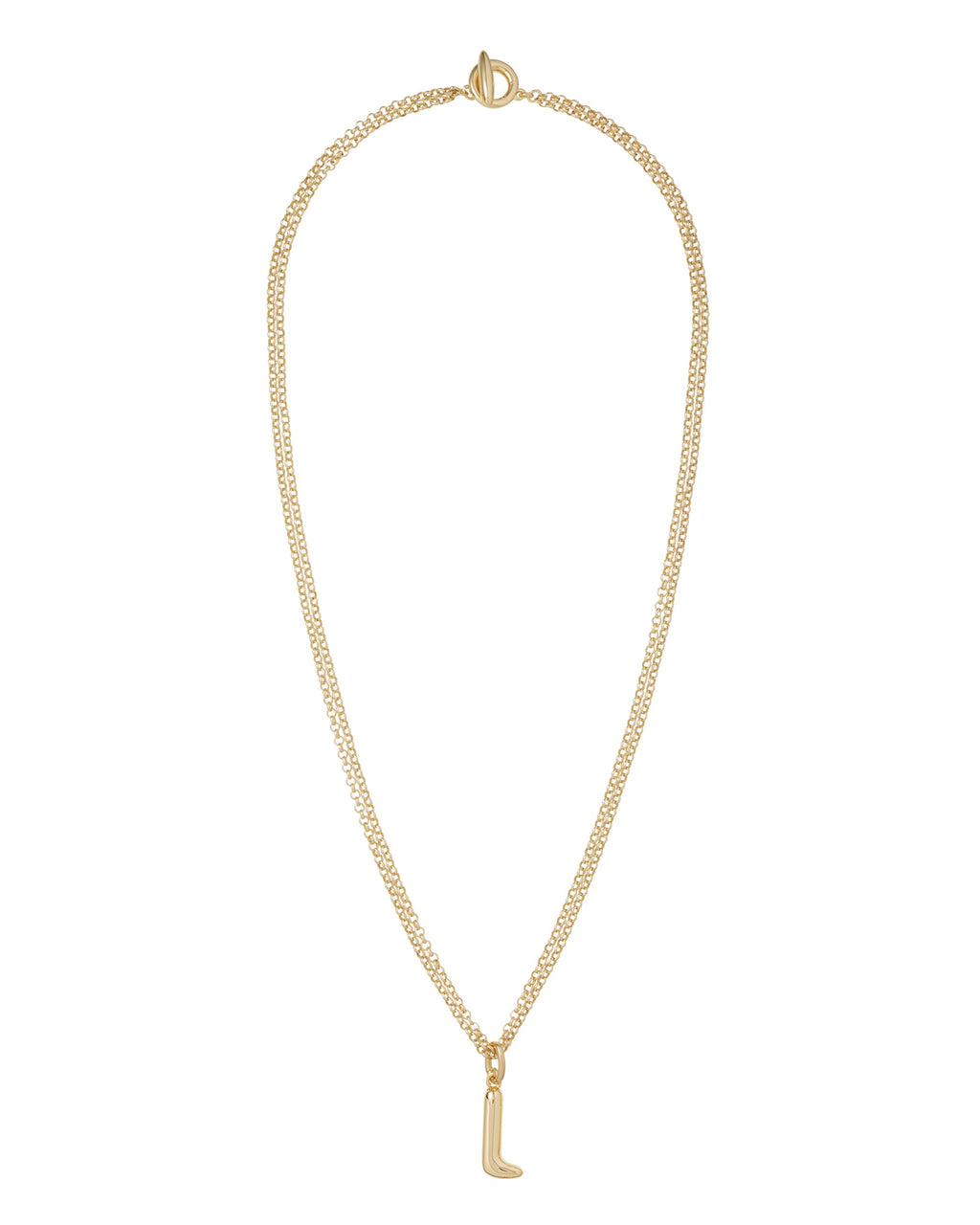 The Puffy Initial Necklace