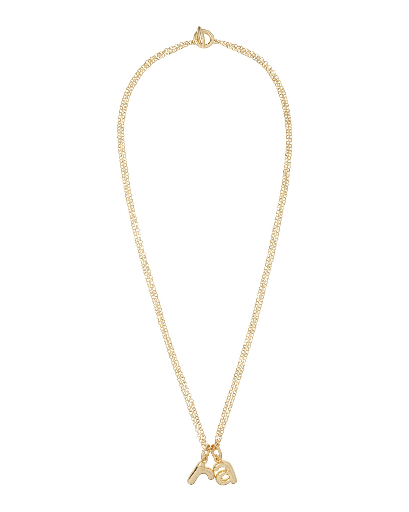 The Puffy Initial Necklace