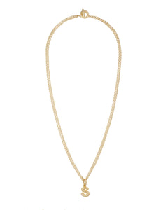 The Puffy Initial Necklace