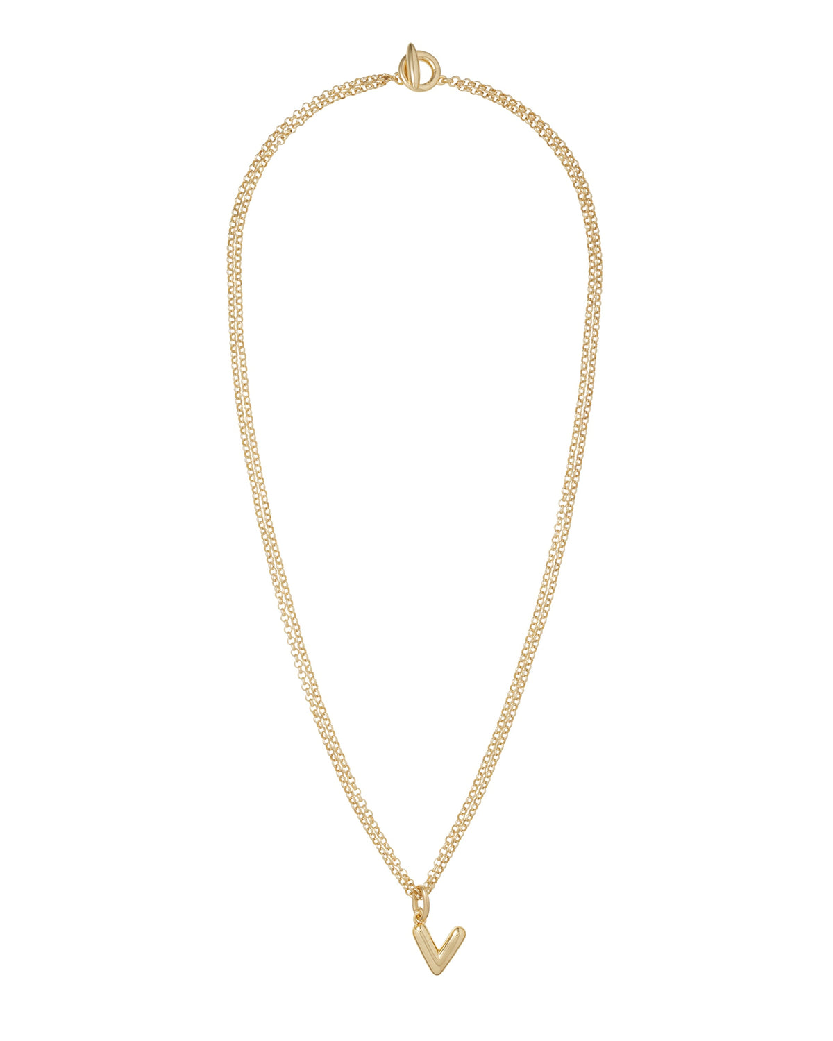 The Puffy Initial Necklace