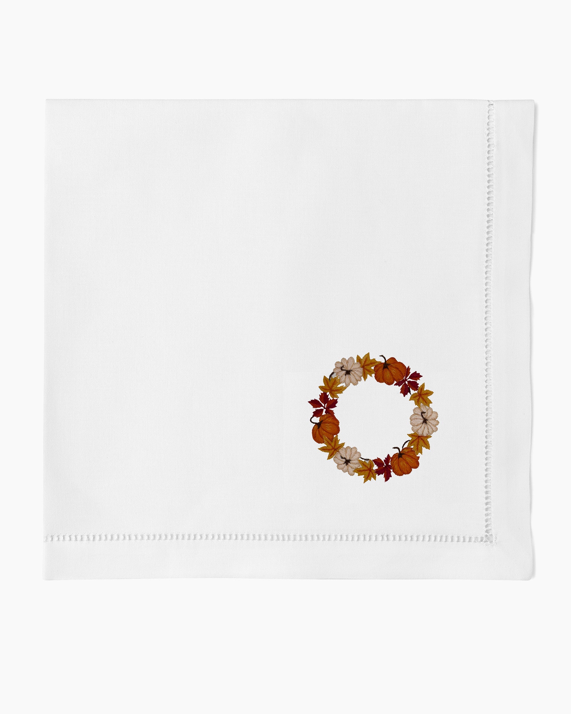 Pumpkin Wreath Napkin
