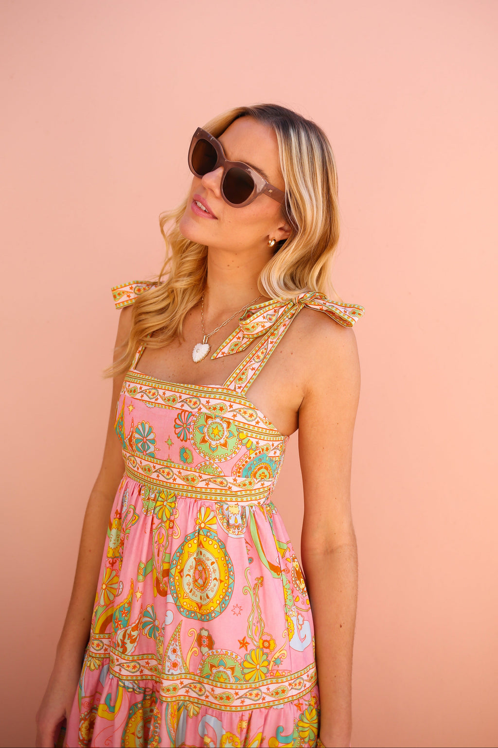 Nantucket Dress in Geometric Print