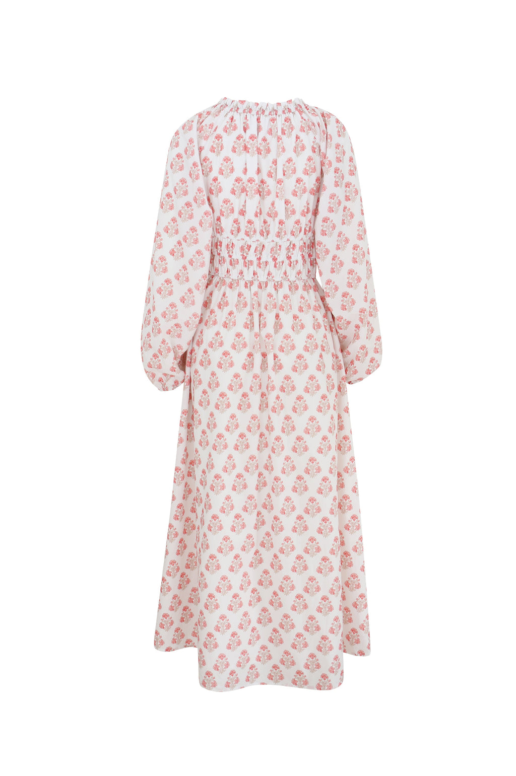 Pink floral dress