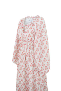 Pink floral dress