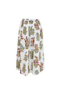Kensington Skirt in Spring Block Print