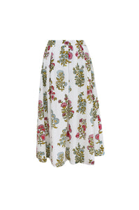 Kensington Skirt in Spring Block Print