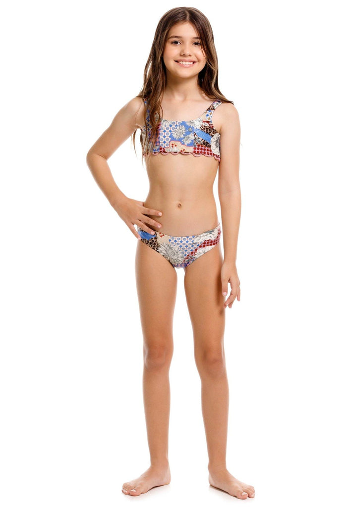 Dolce Kids Bikini Set in Quilt
