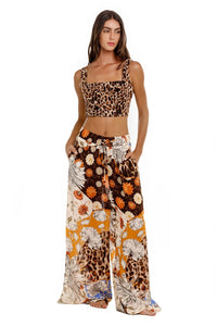 Kosia Crop-Top in Leopard