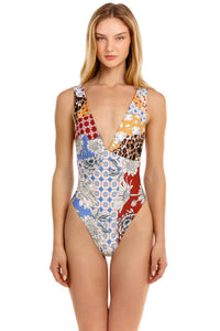 Tulipa One Piece Swimsuit in Quilt