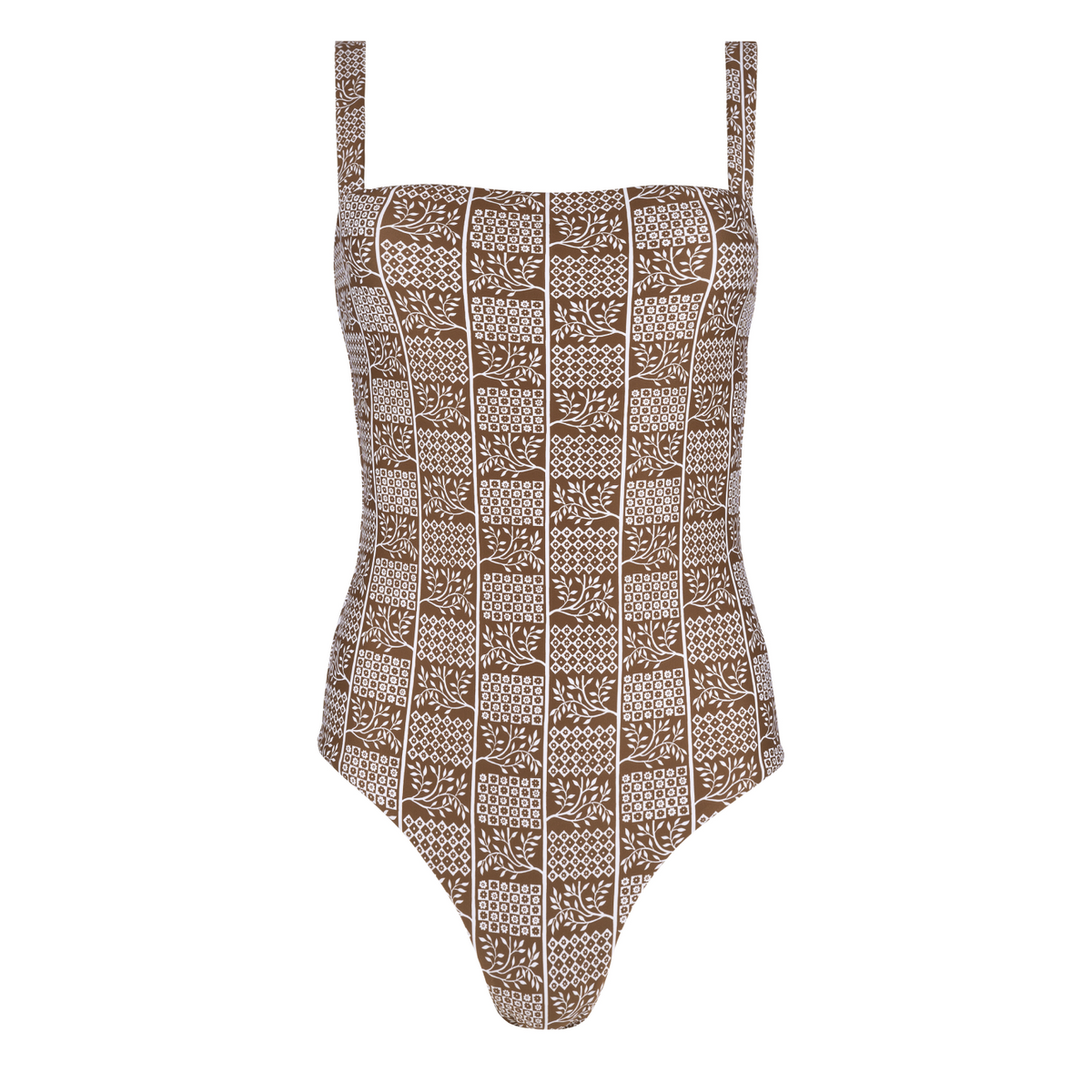 Women’s Checker Tree Low Back One Piece