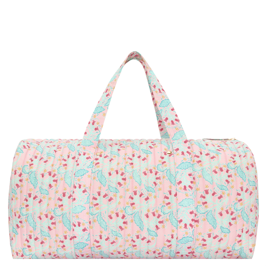 Bluebells Quilted Cotton Weekender Bag