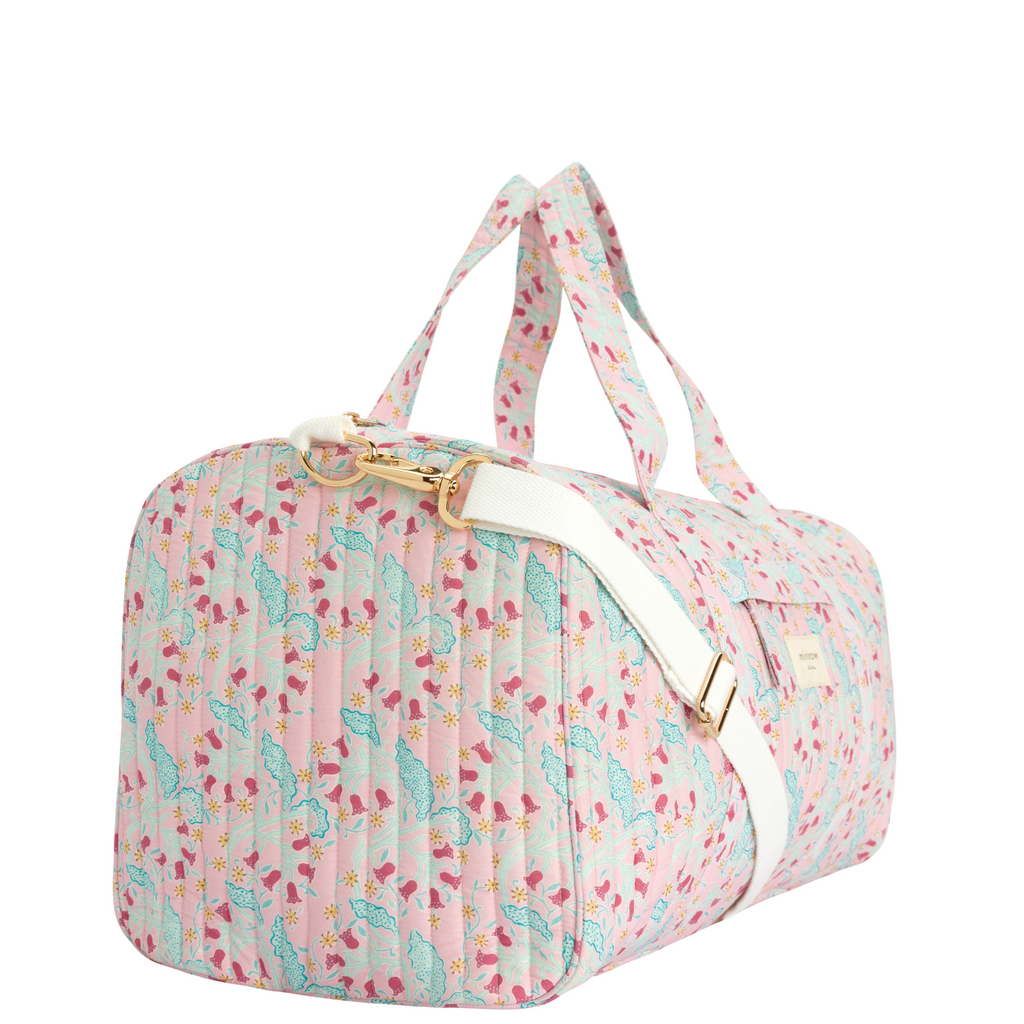 Bluebells Quilted Cotton Weekender Bag