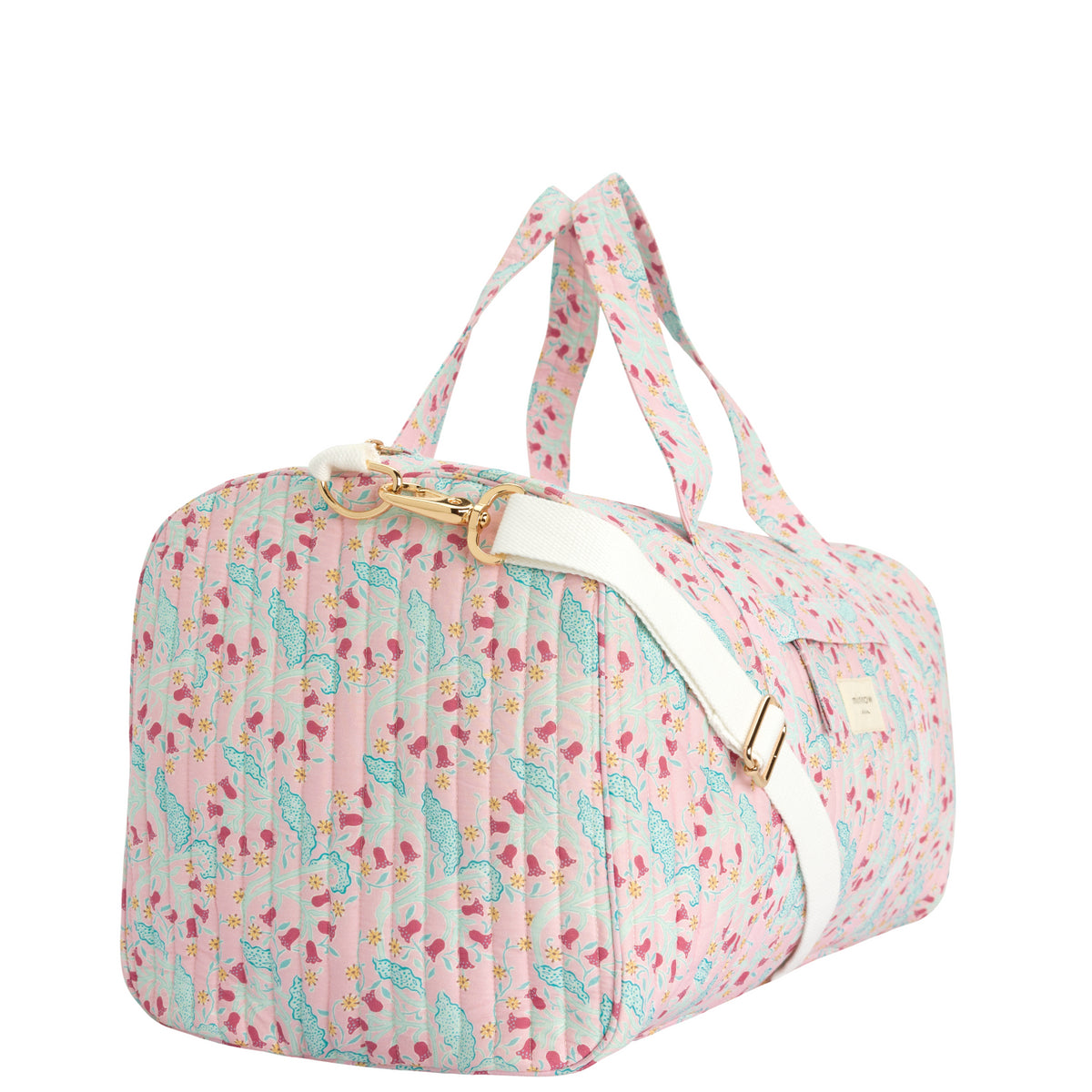 Bluebells Quilted Cotton Weekender Bag