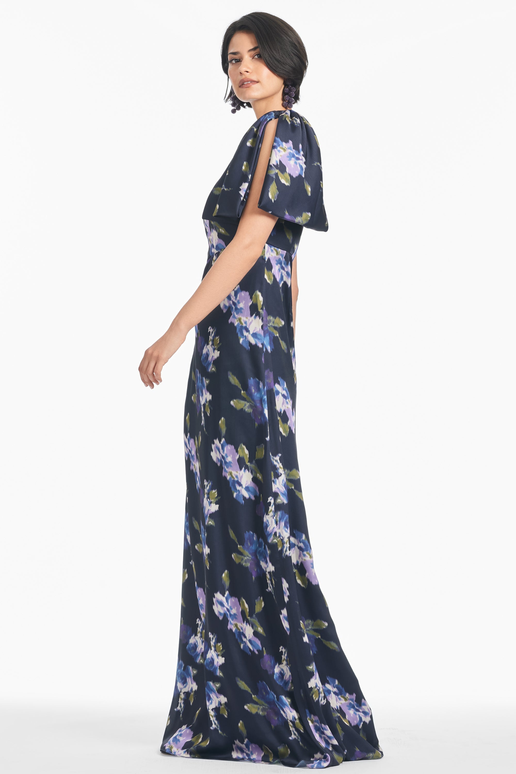 Chelsea Gown in Midnight Corsage