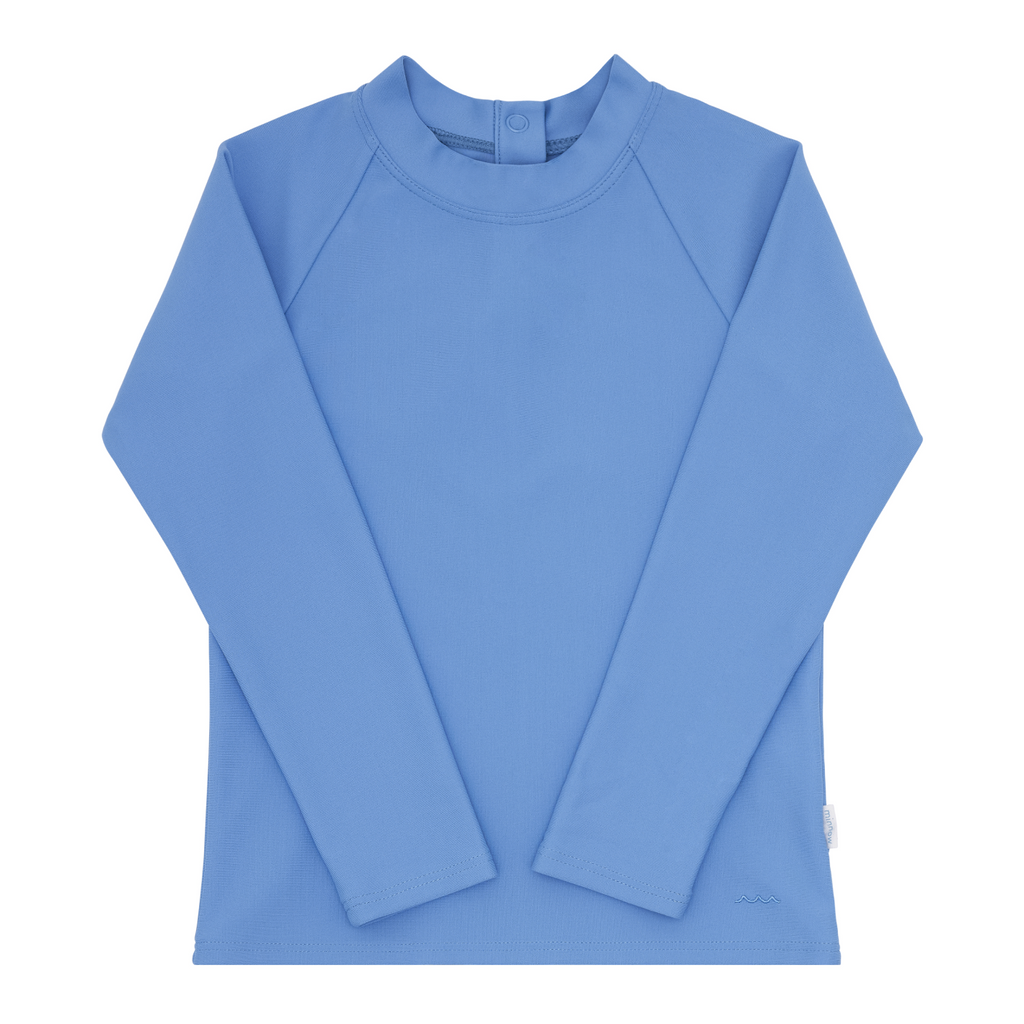 Unisex Lagoon Blue Long Sleeve Rashguard