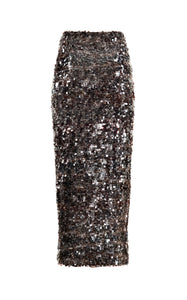 Midnight Oasis Sequin Skirt