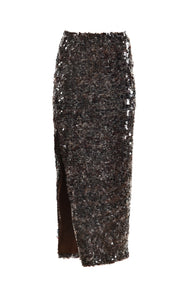 Midnight Oasis Sequin Skirt