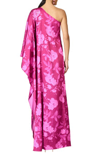 Embellished Demi Gown in Rhodolite Roses