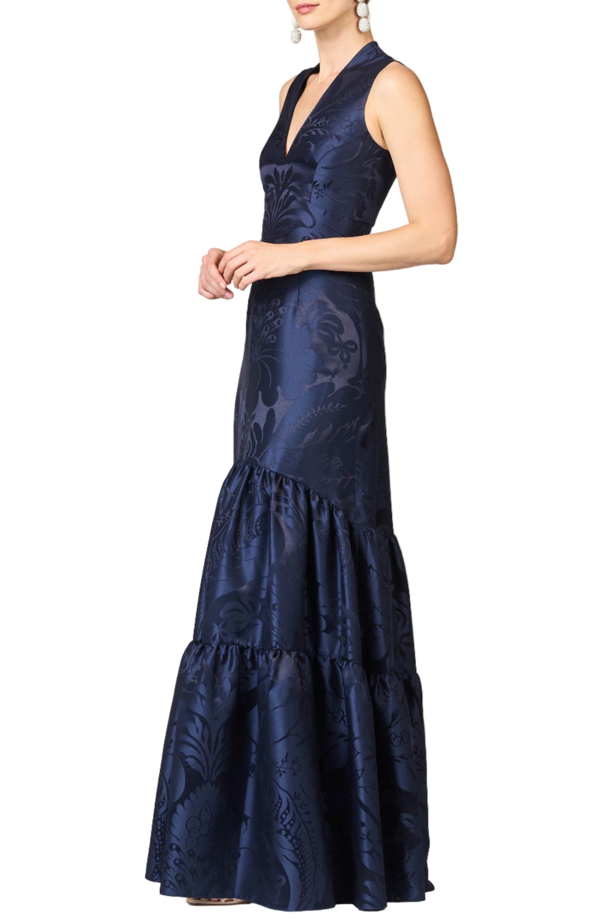 Cella Gown in Deep Ocean