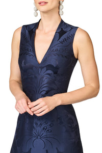 Cella Gown in Deep Ocean