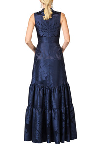 Cella Gown in Deep Ocean