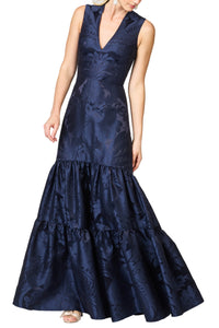 Cella Gown in Deep Ocean