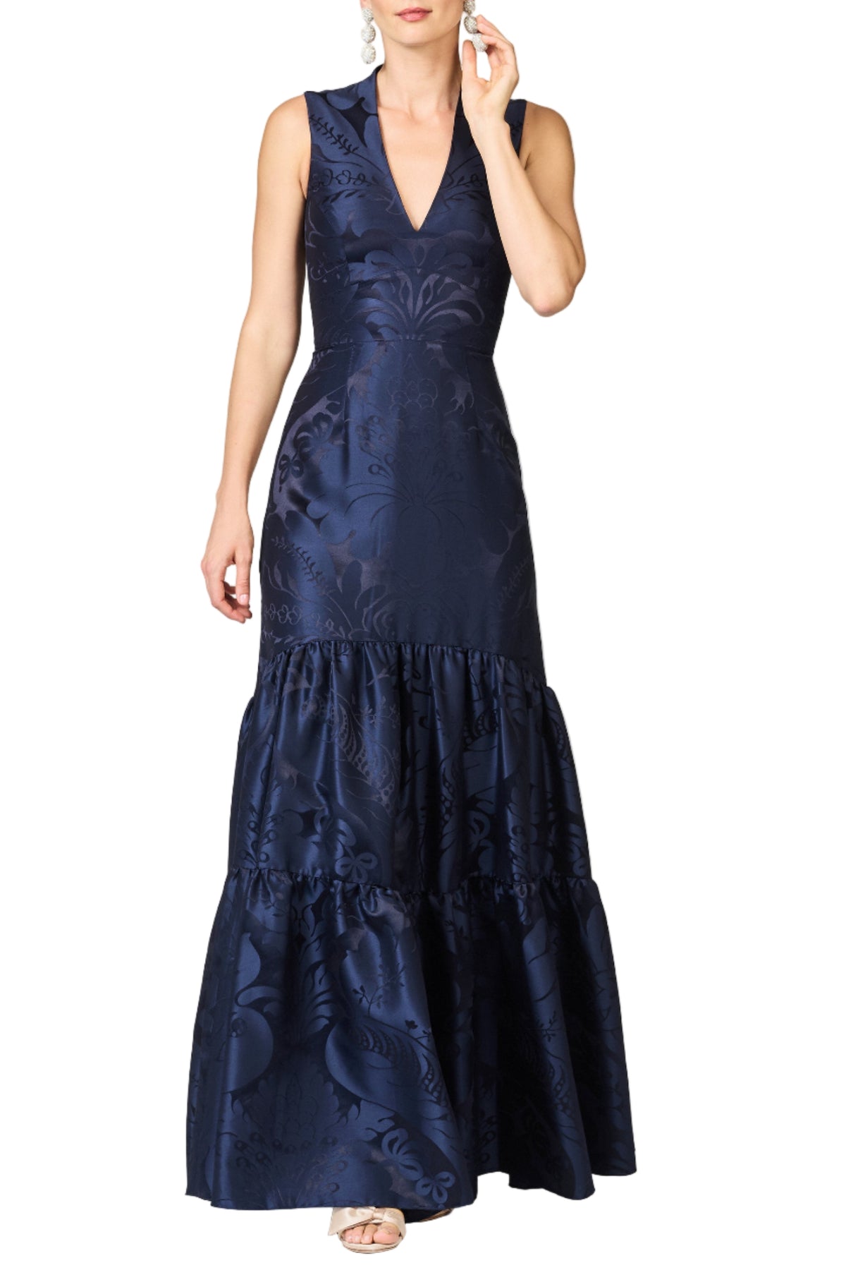 Cella Gown in Deep Ocean