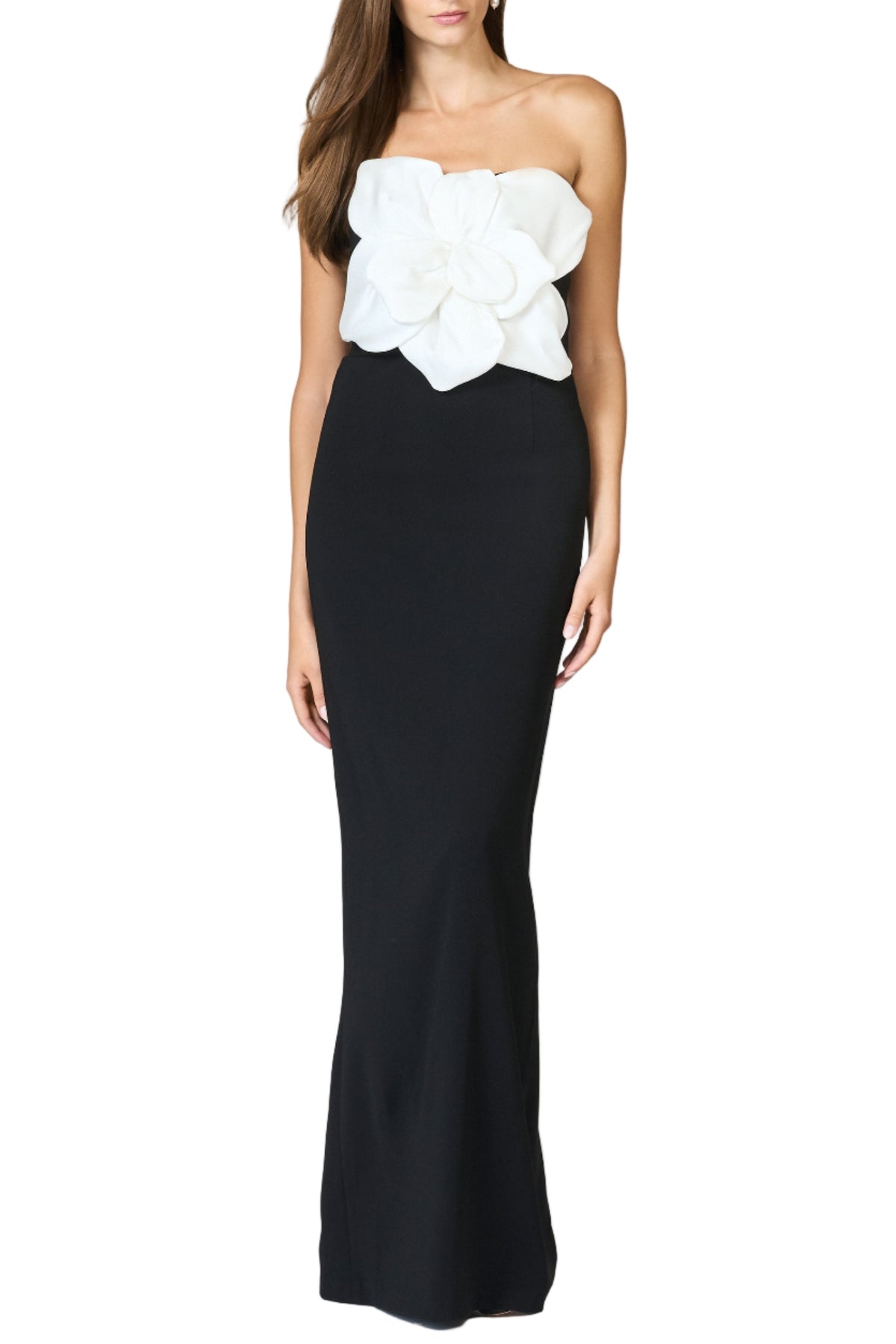 Marist Gown in Ivory Black