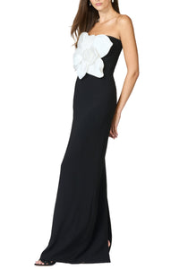 Marist Gown in Ivory Black