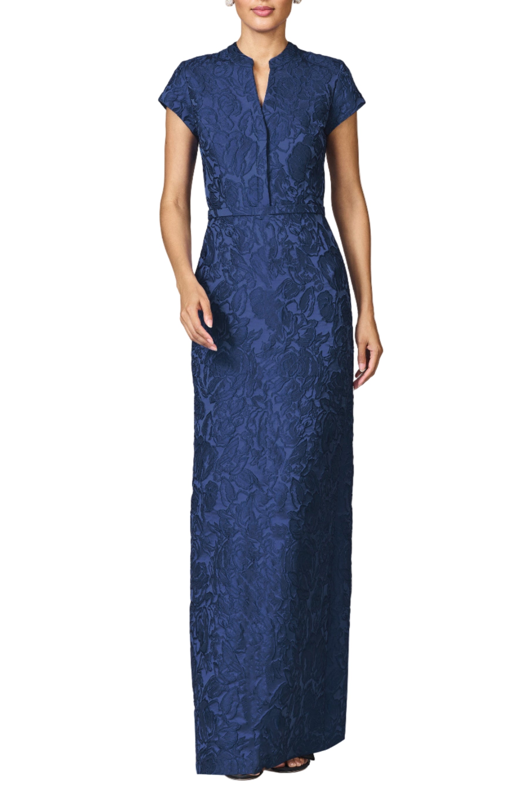 Cloque Justine Gown in Midnight