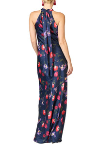 Laurant Gown in Midnight Jardin