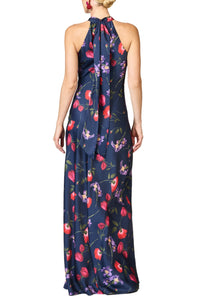 Laurant Gown in Midnight Jardin