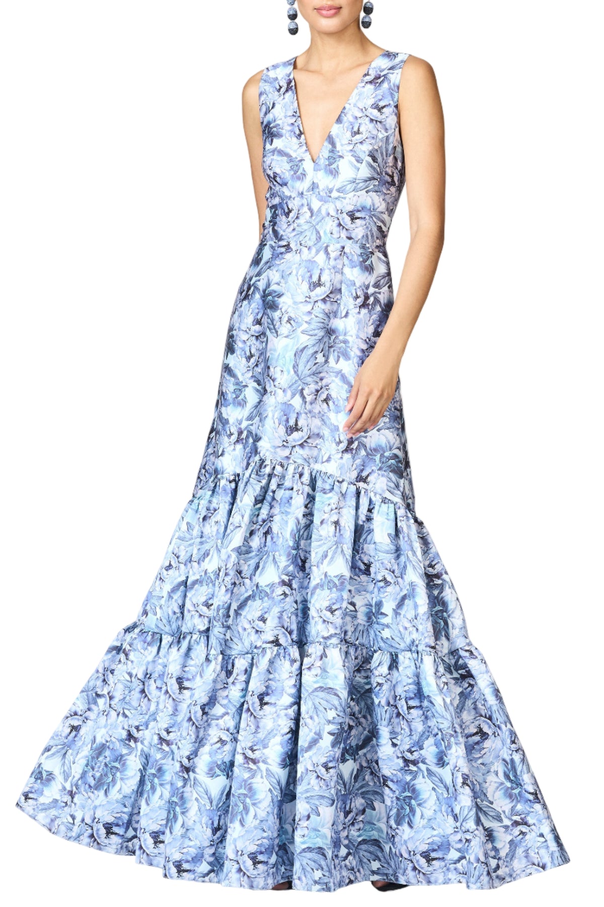 Rori Gown in Frozen Flora