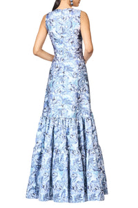 Rori Gown in Frozen Flora