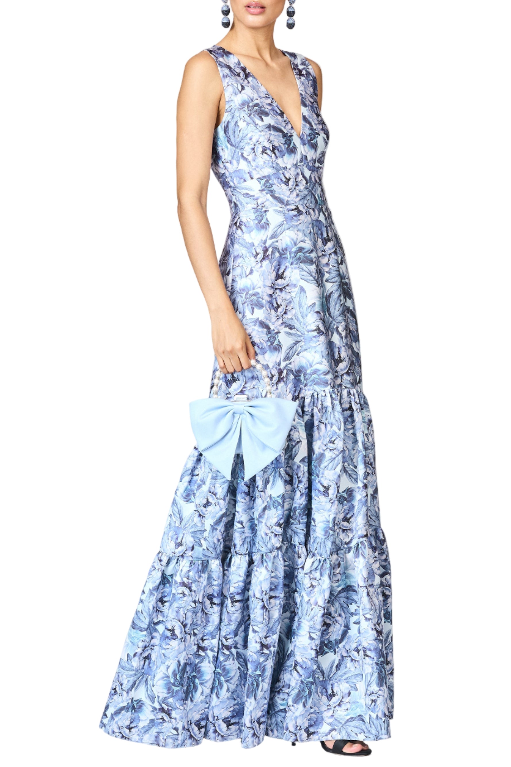 Rori Gown in Frozen Flora