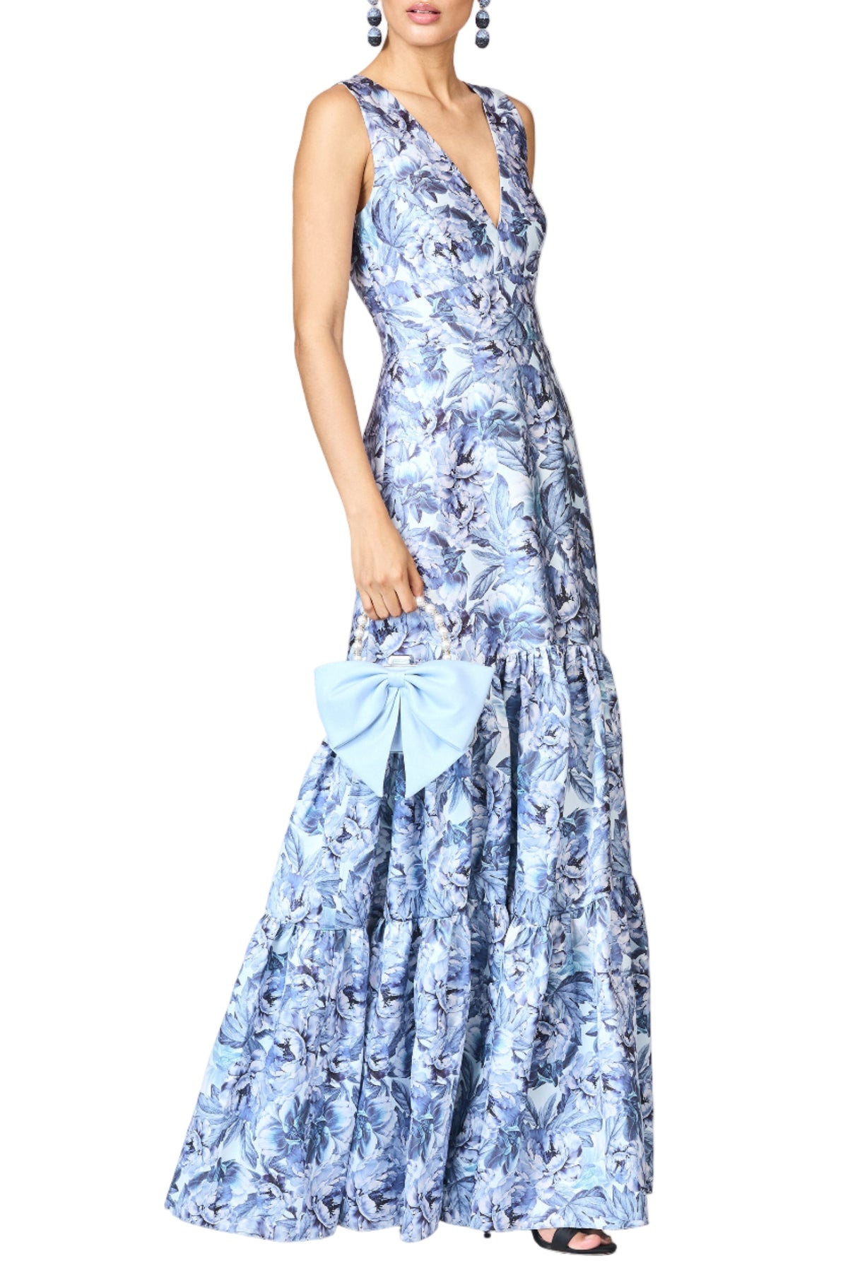 Rori Gown in Frozen Flora